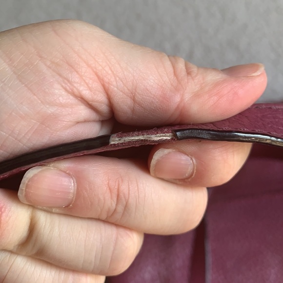 Kate Spade Purple Leather Crossbody Purse - Picture 6 of 7